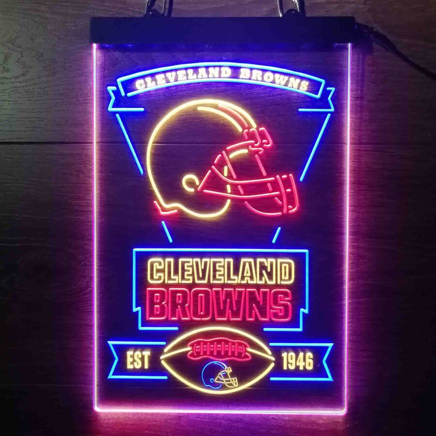 Cleveland Browns Neon Led Sign 3 Colors - Image 4