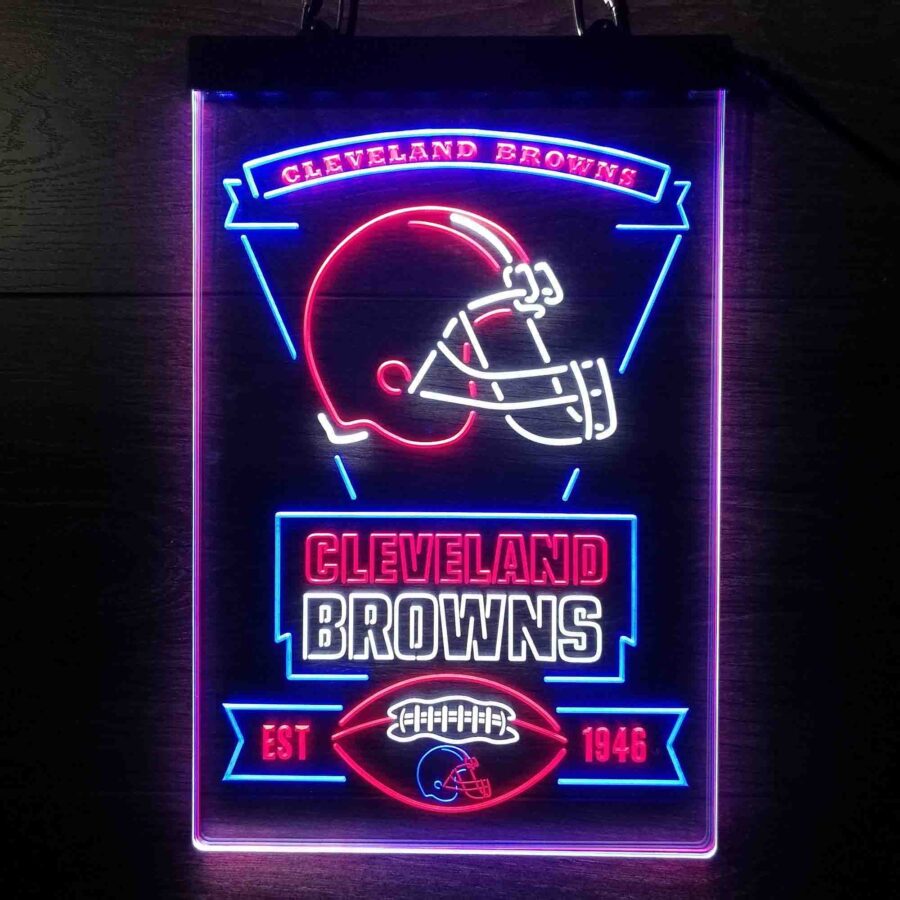 Cleveland Browns Neon Led Sign 3 Colors