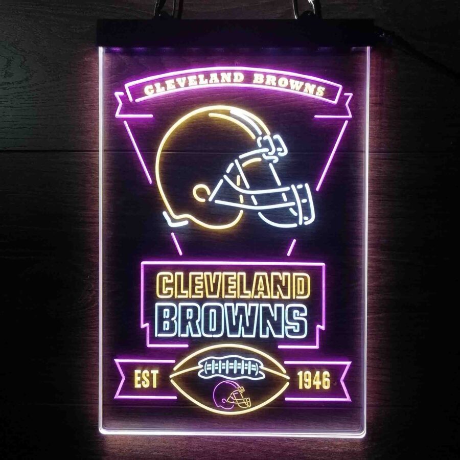 Cleveland Browns Neon Led Sign 3 Colors - Image 3