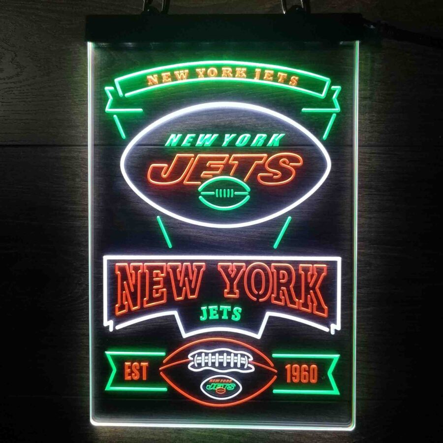 New York Jets Neon Led Sign 3 Colors - Image 4