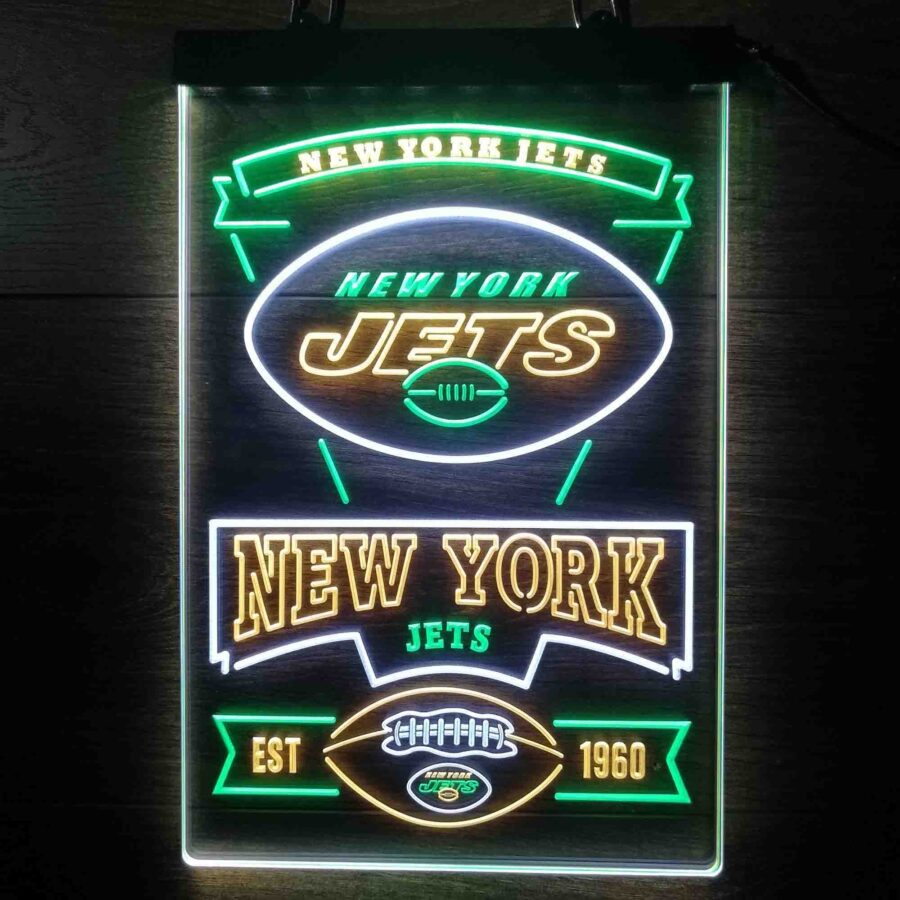 New York Jets Neon Led Sign 3 Colors - Image 2